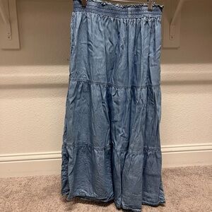 *Like New* Polagram Tiered Lyocell Skirt